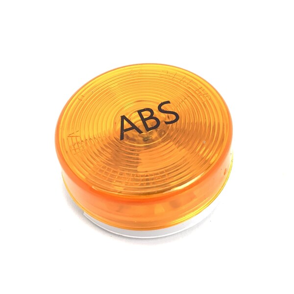 Truck-Lite Super 10, ABS, Incandescent, Yellow Round, 1 Bulb, Marker Clearance Light, PC, PL-10, 12V 10212Y - main